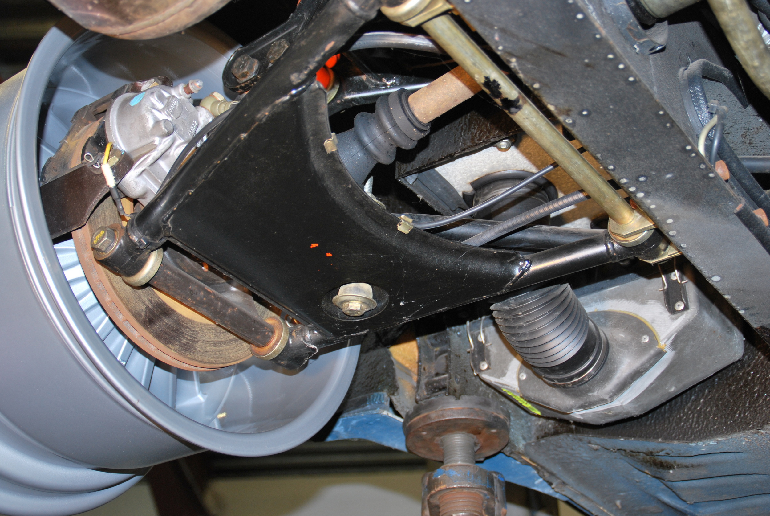 Querlenker unten, hinten links