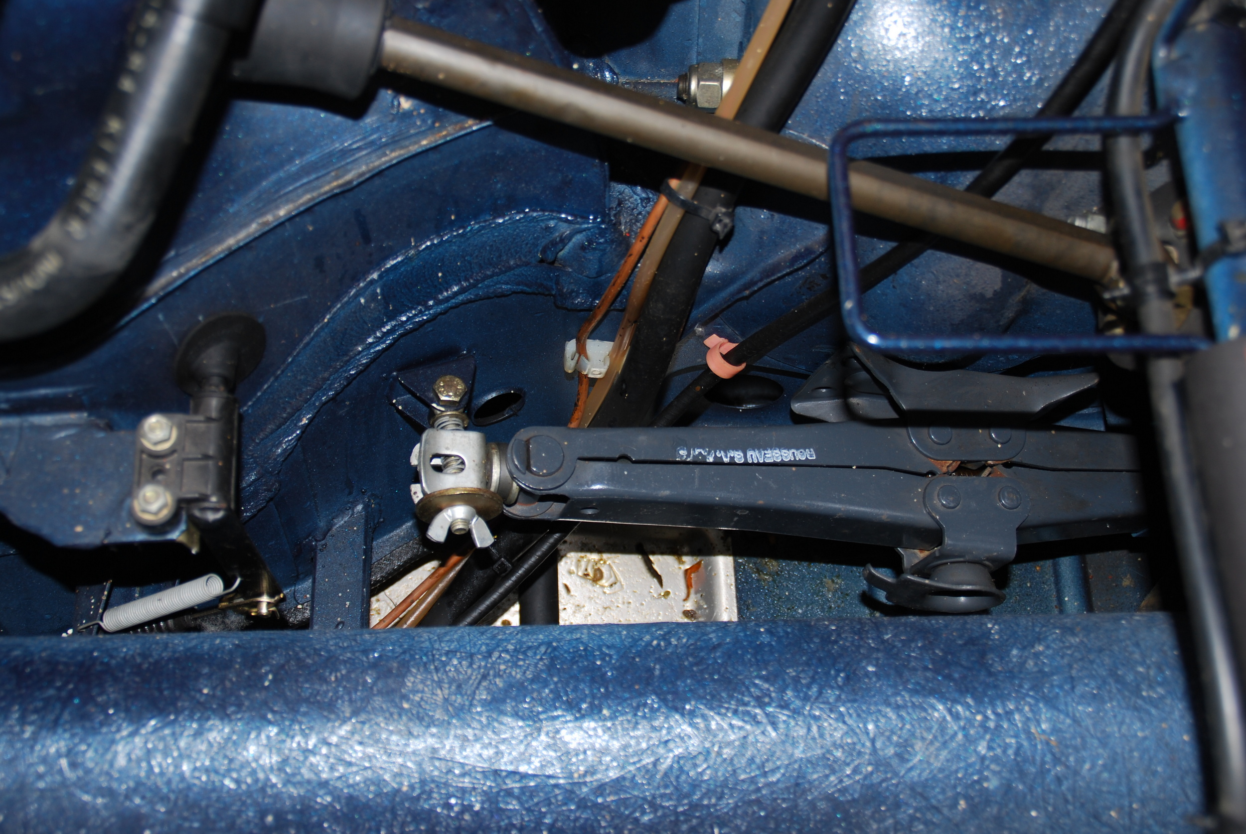 Wagenheber, Gaspedal