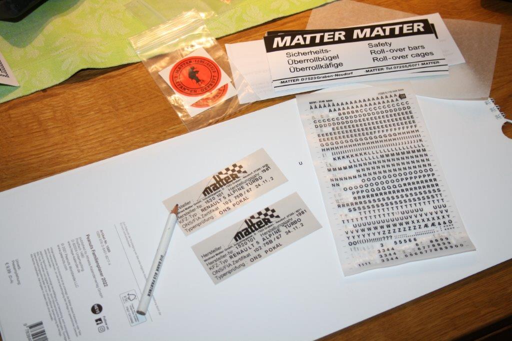 Transferbuchstaben